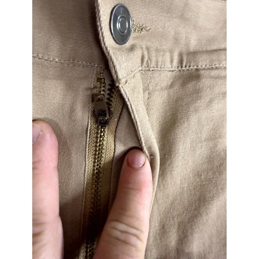 Lincoln Outfitters Cargo Shorts Mens 48 Khaki Stretch Cotton Utility Pockets